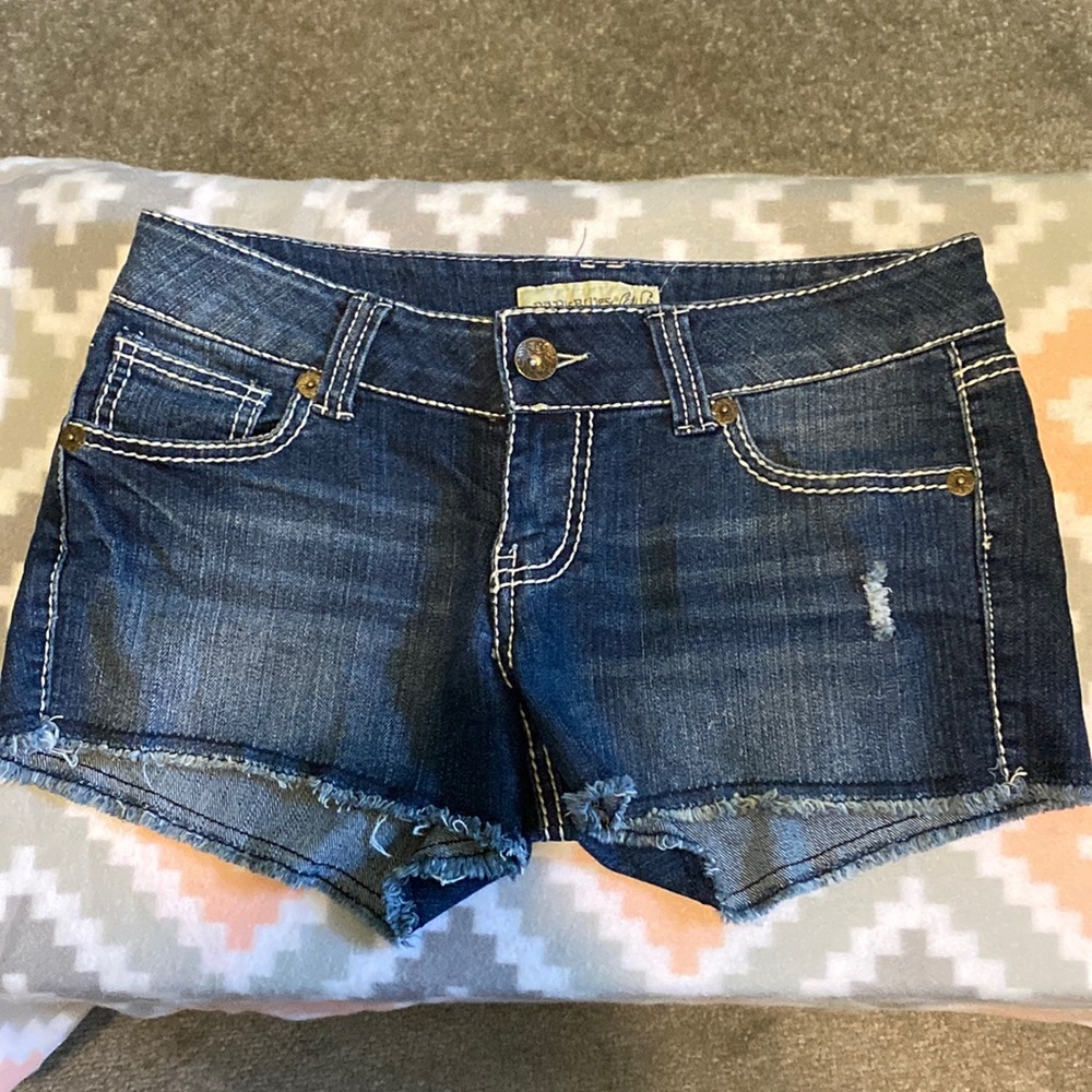 Paris Blues Size 7 Denim Shorts EUC